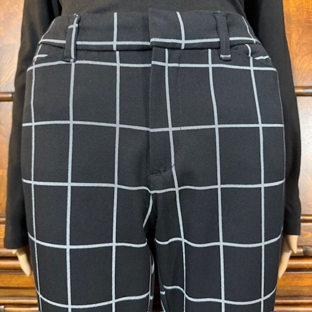 Nwot Amazon Essentials Black White Windowpane Cot… - image 6